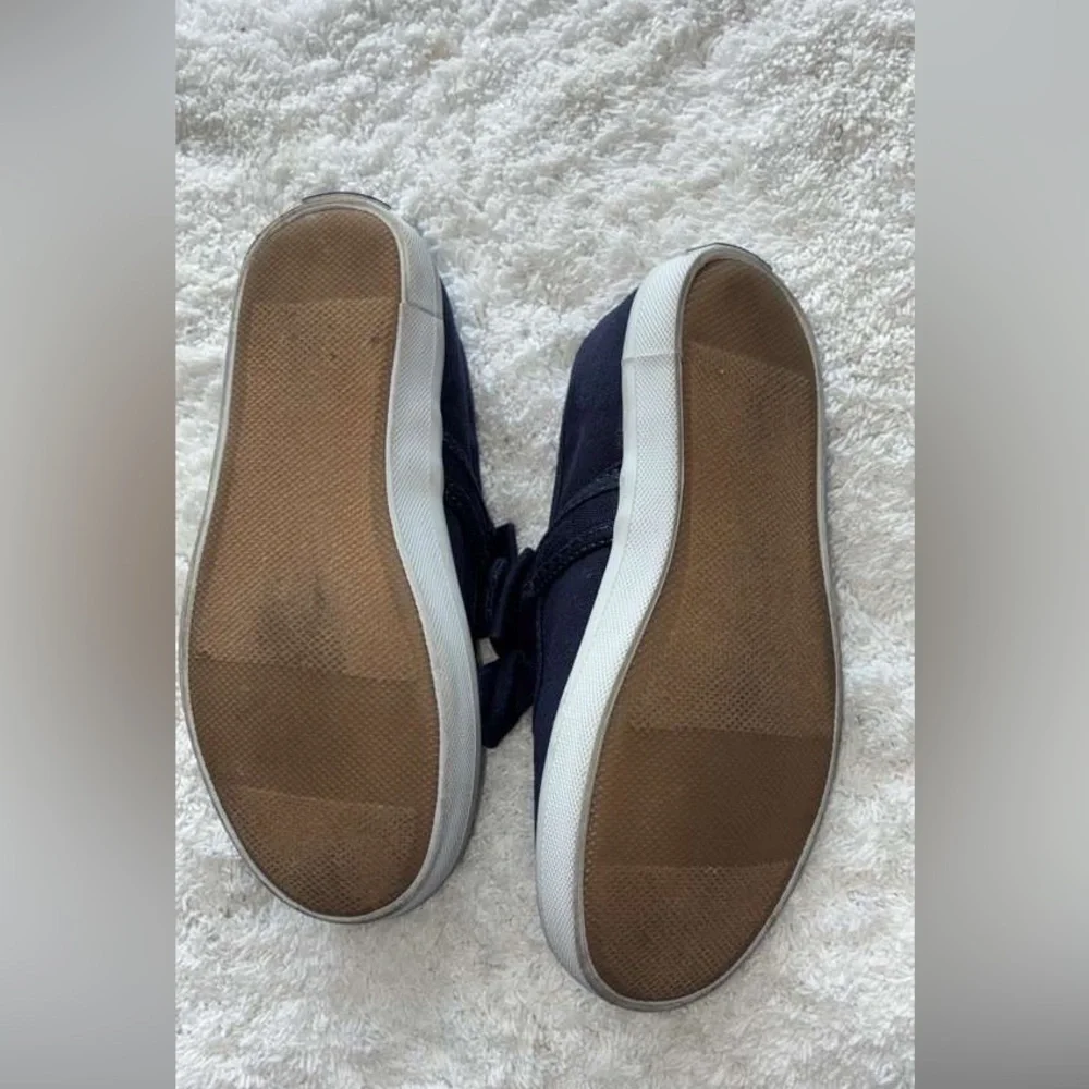 Janie and Jack Dark Blue Dress Shoes with Bow